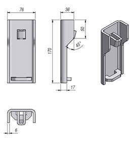 Kinnegrip / Stolpefeste / 63mm