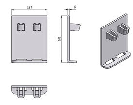 Kinnegrip / Stolpefeste / K5 / uten sider