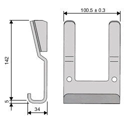 Kinnegrip / Stolpefeste / K20 / Utenpåliggende