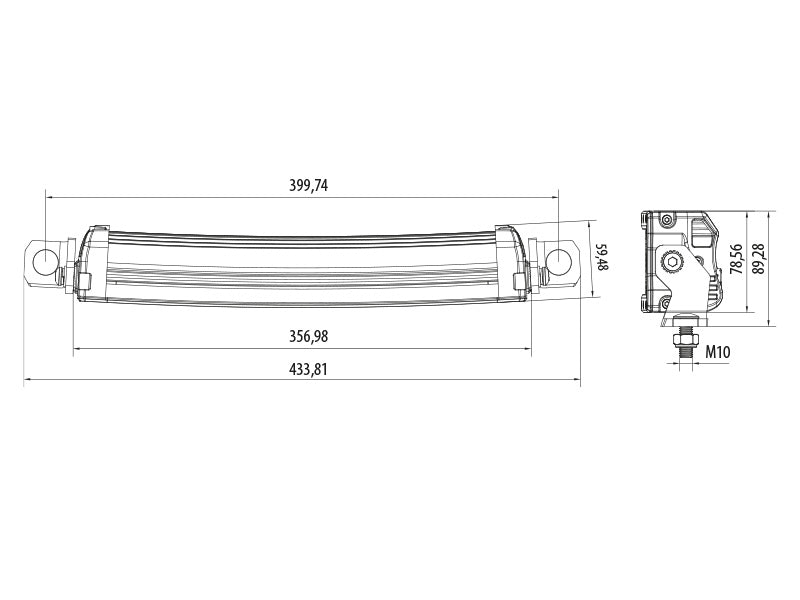 ARB.LYSBJELKE LED 120W 14400LM 10-30V