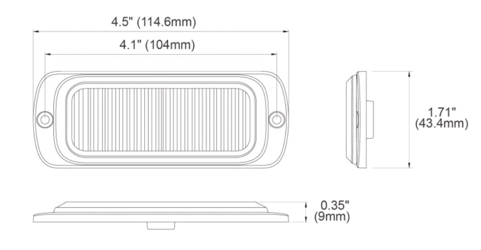 VARSELLYS 12XW LED ORANGE ST26 12-24V