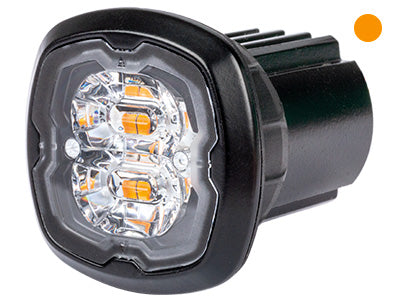 Varsellys LED flash orange 12-24V