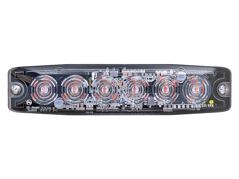 Varsellys LED flash, 12-24V, oransje