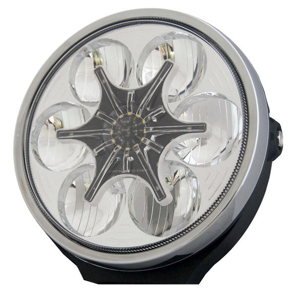 Fjærnlys LED 10-32V 9" SVEG 3800 Lumen IP67 (E)