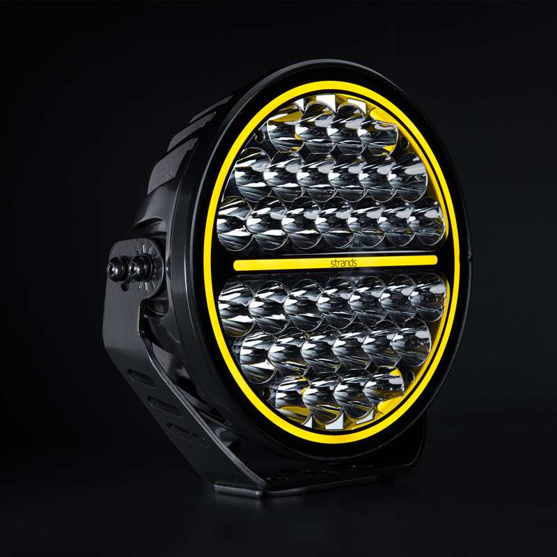 SIBERIA XP Ekstralys 9" / Hvit/Gul / Med Xperience Mode