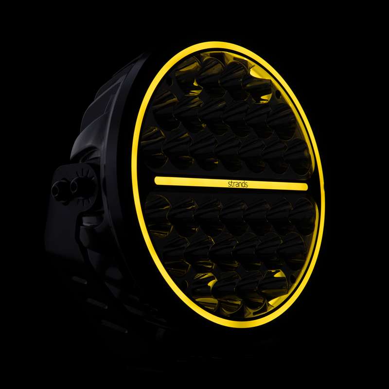 SIBERIA XP Ekstralys 9" / Hvit/Gul / Med Xperience Mode