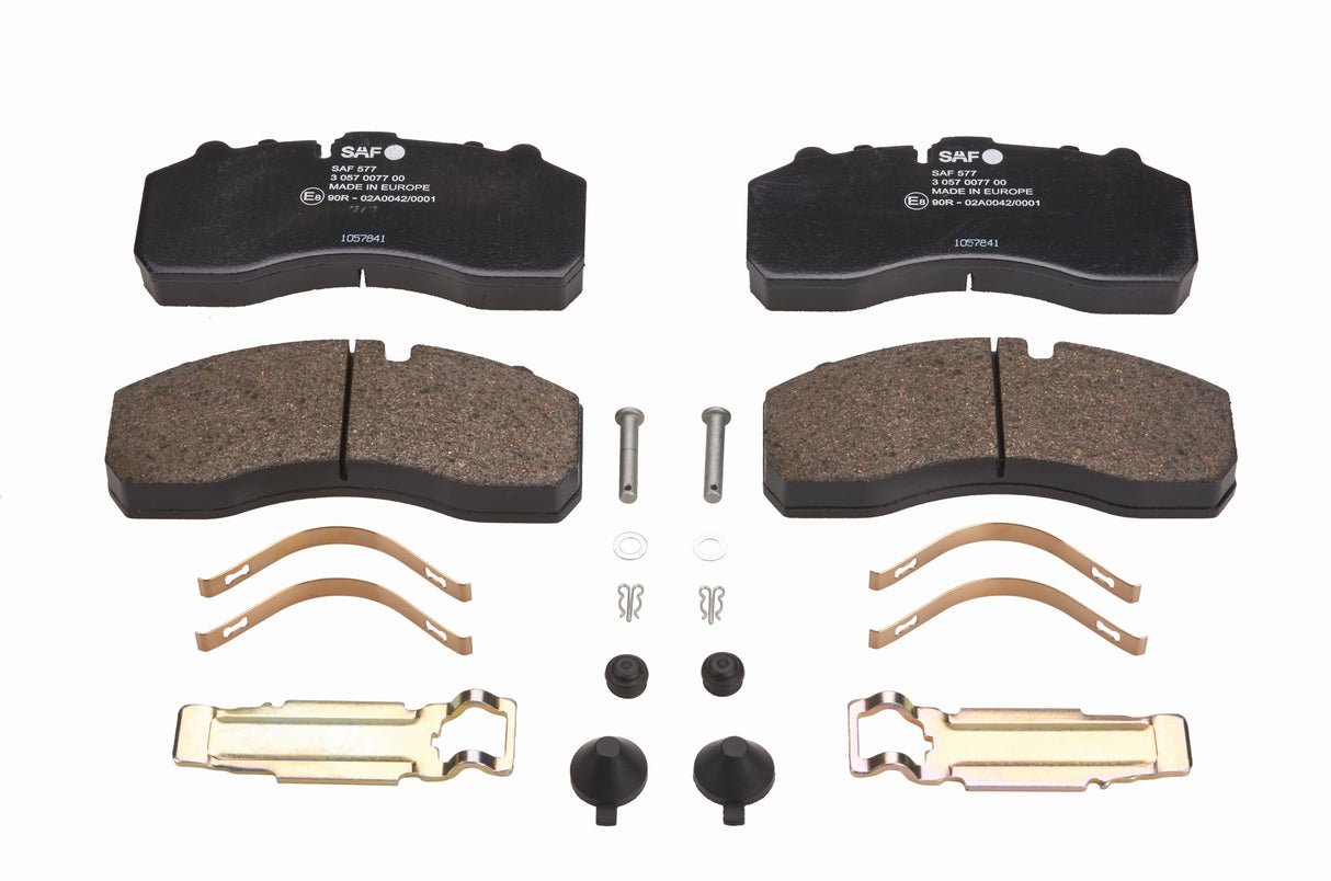 Bremsekloss-sett, 22,5", SB7 / SN7