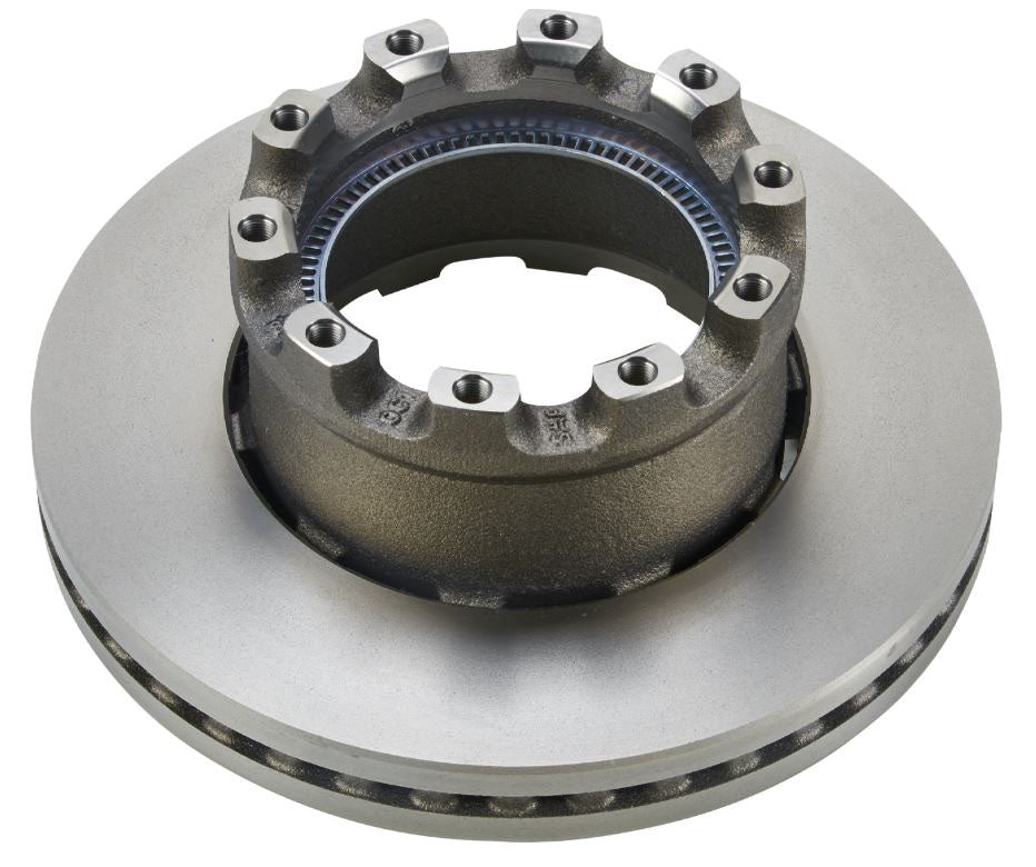 Bremseskive 19,5" Integral m/polhjul, 377mm x 45mm, 10-bolt