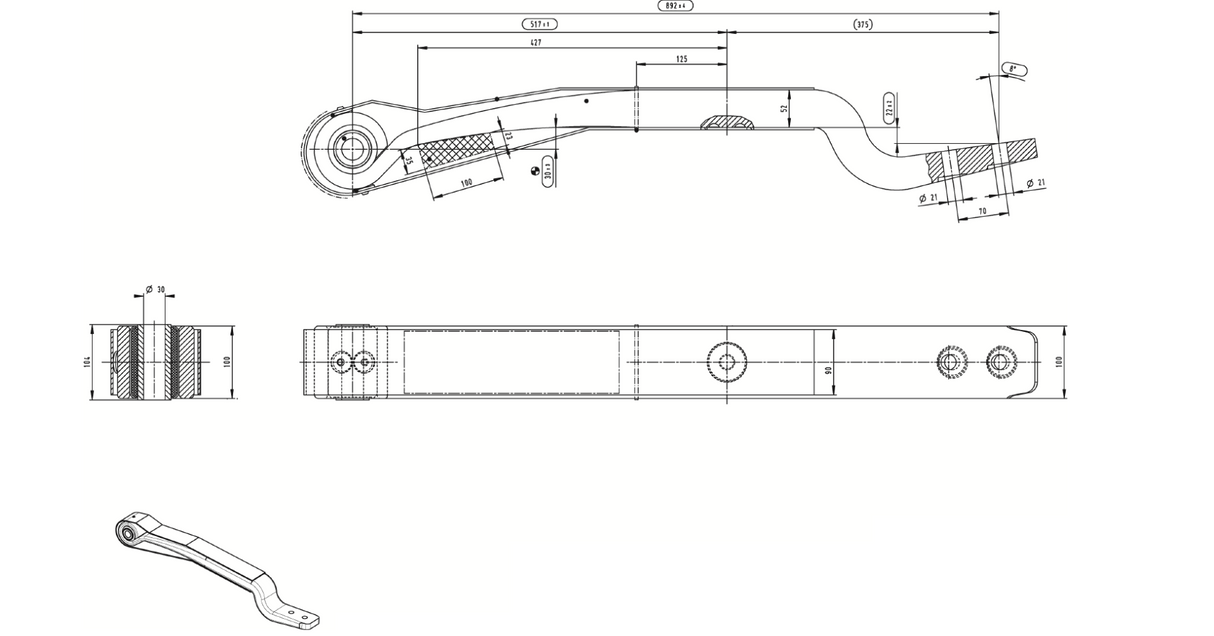 Bladfjær 52mm