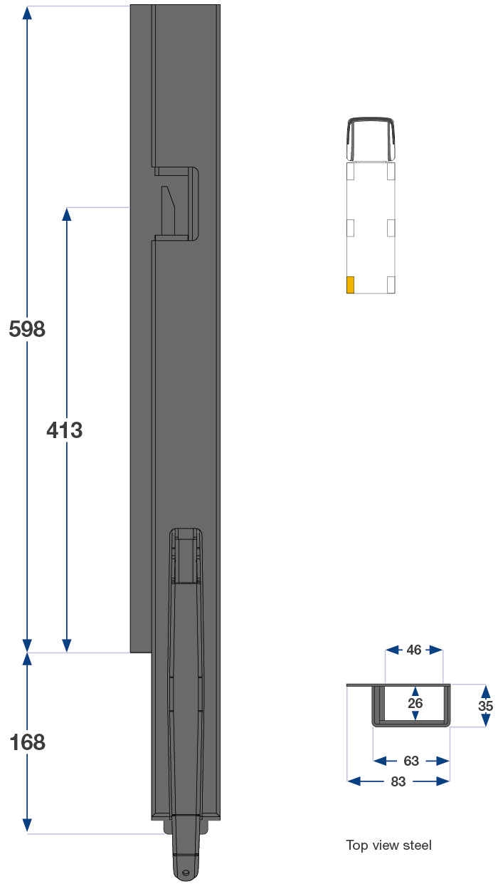 60cm Kinnegrip K5 V Bak