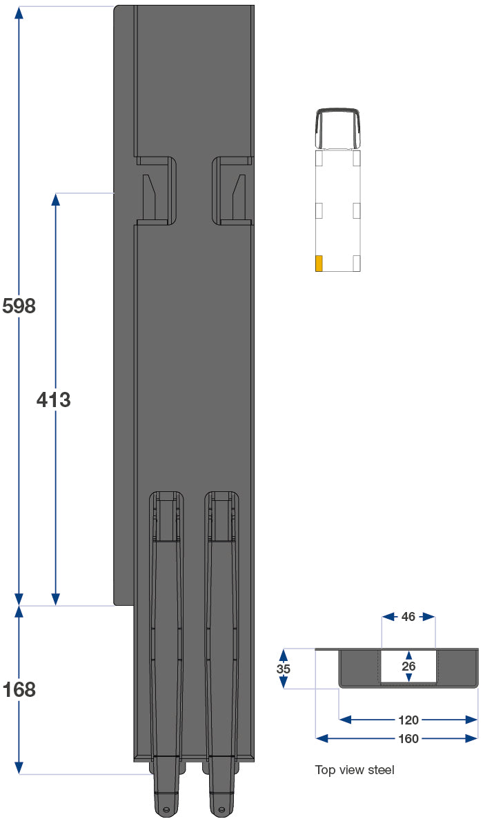 60cm Kinnegrip K5 V Bak Bd