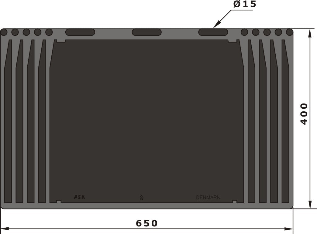 Skvettlapp Nøytral skjærbar
