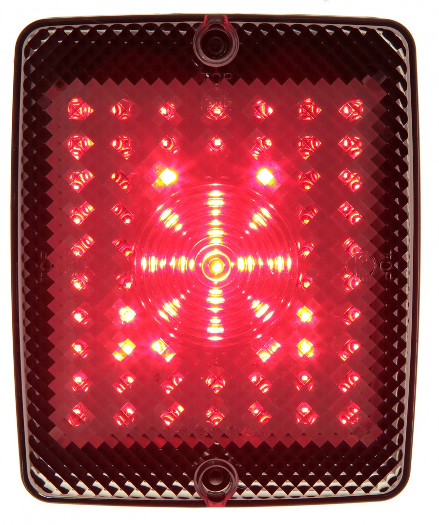 Baklykt LED 10-30V Bak/Brems E-Merket 130x110mm