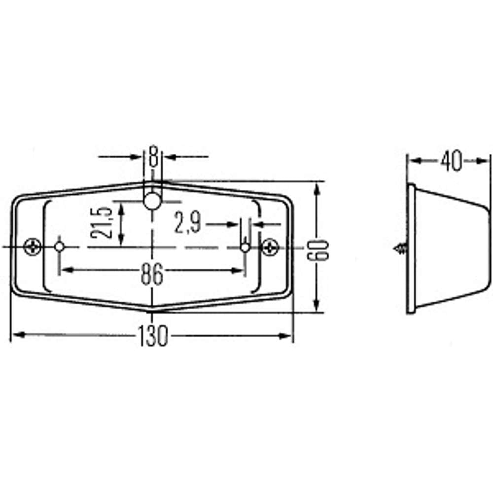 HPL-01 DOUBLE BURNER AMBER