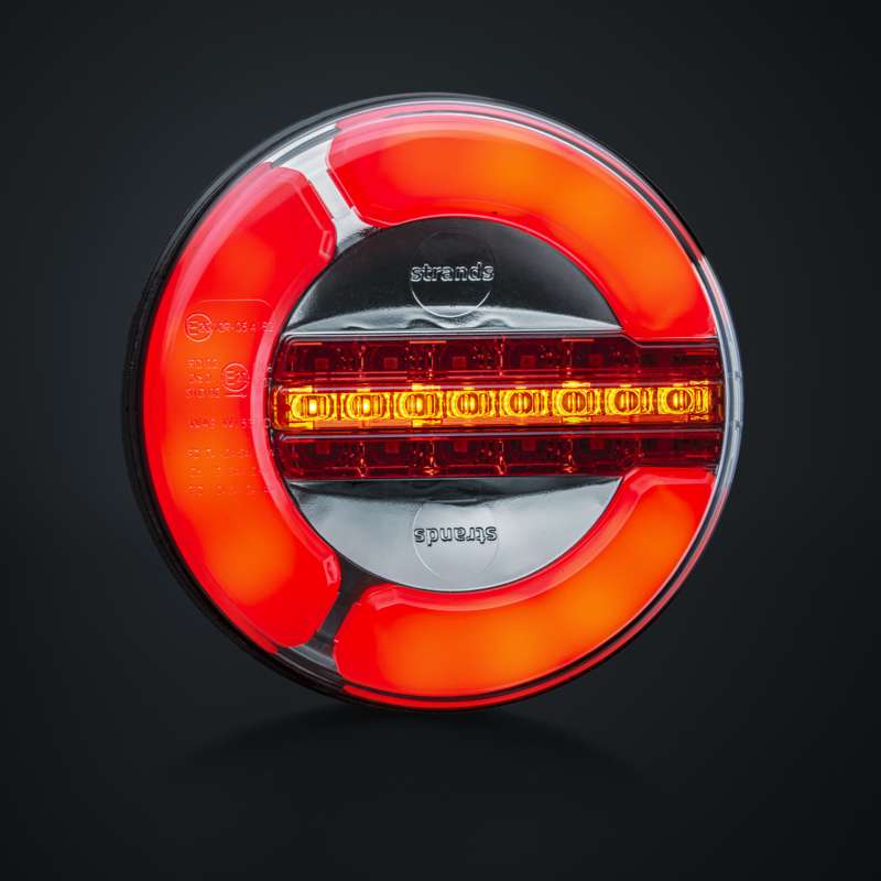 Baklykt LED 12-32V 3-Kam Bak/Brems/Dyn.blink IP68