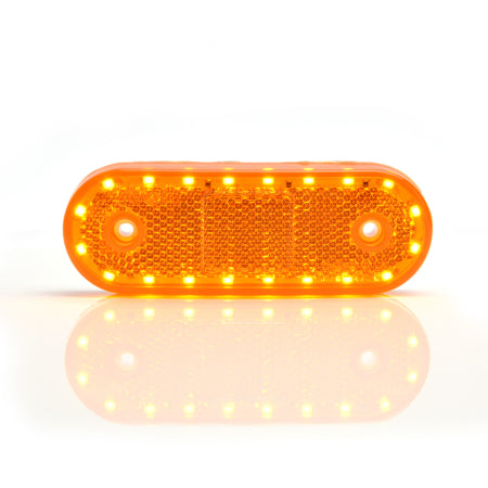 Sidemarkering / blinklys LED 12-24V E-merket