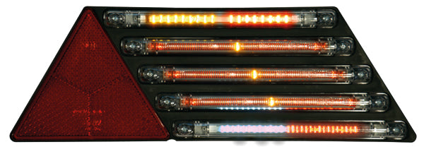 Baklykt LED 12-24V 6-Kam Høyre (E) IP68