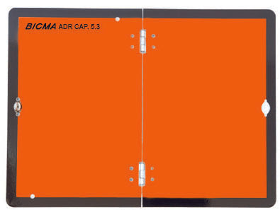 ADR Skilt RF Stål 400x300mm Sammenleggbar Stålheng