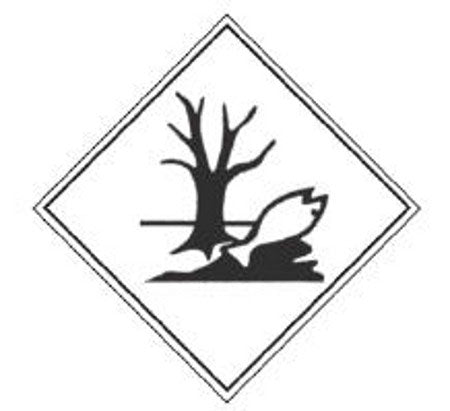 ADR Skilt 300x300mm Alu Miljøskadelig Fareskilt