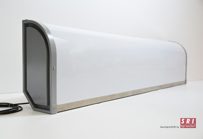 Skilt Aero LHD = 125x30x15 cm