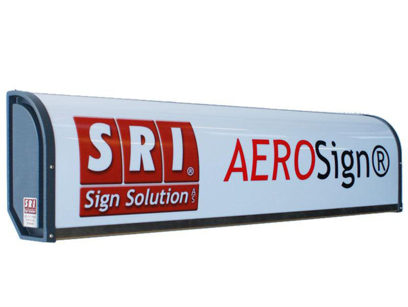 Skilt Aero 40x160 cm