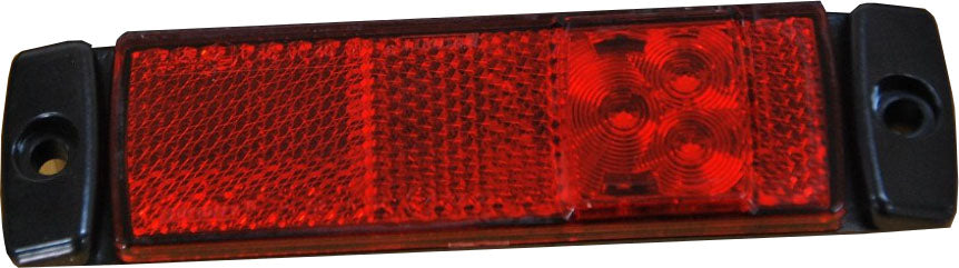 Sidemarkering rød 24V
