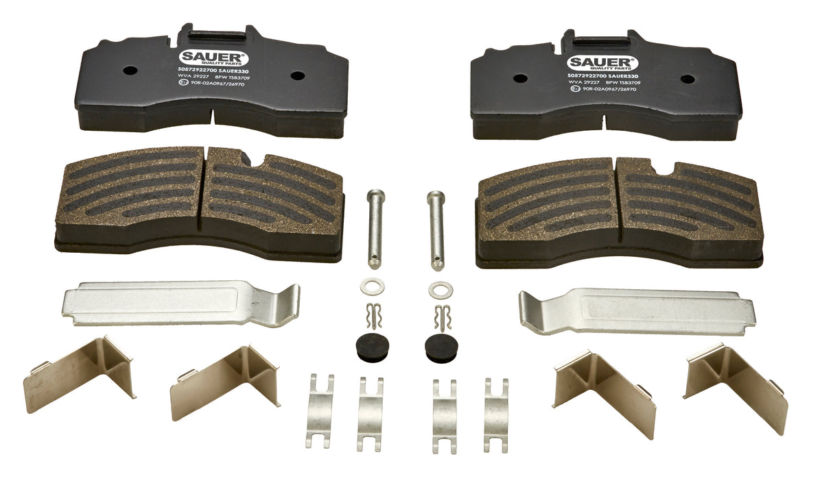 Bremsekloss-sett, 19,5", TSB3709, BPW / Krone