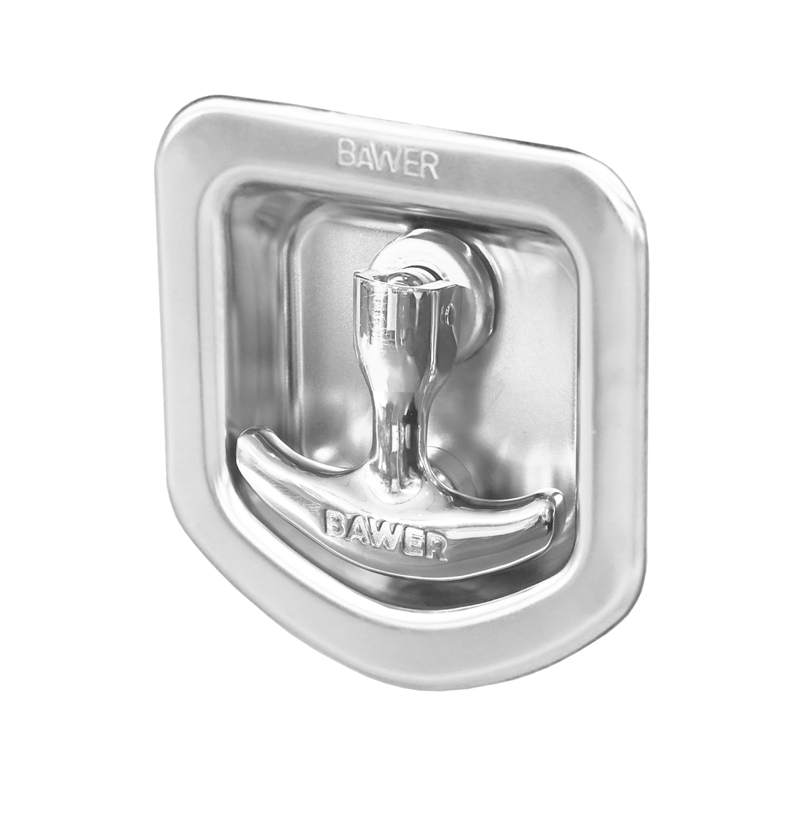 T-Lås Rustfri m/Støpt Bakstykke