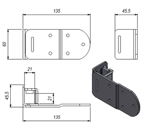 Kinnegrip / K4 + K5 / Lemøye / Galvanisert
