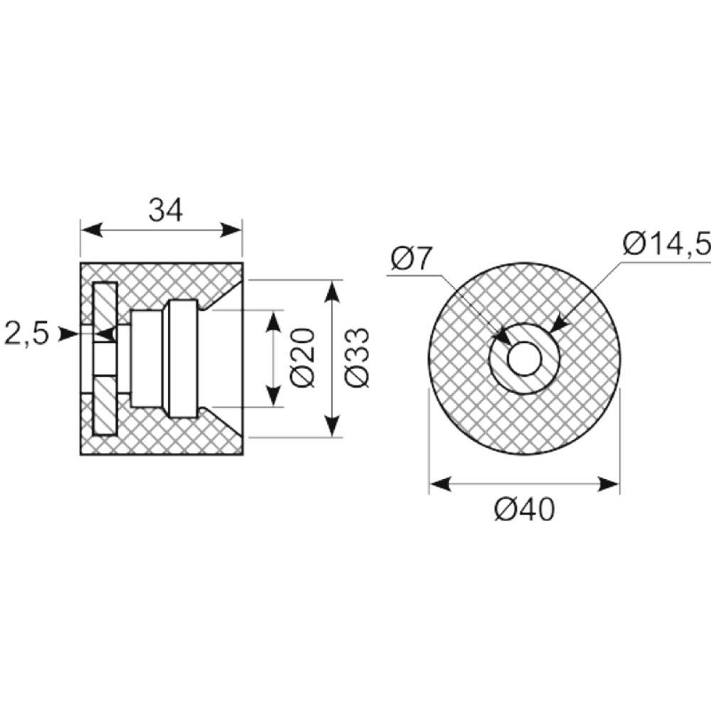 Dørholder Hans / Grete