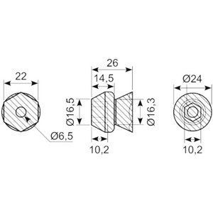Dørholder Hans / Grete