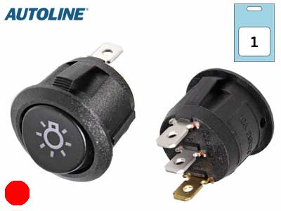 VIPPEBRYTER INTERIØRLYS ø20mm