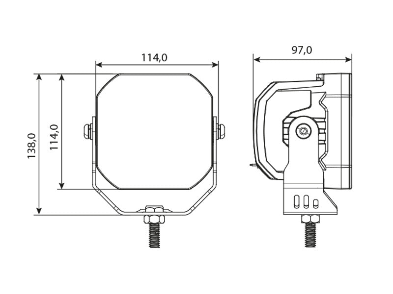 Arbeidslys Bullboy Bully 6000