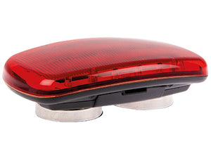 Varsellys batteridrevet rød