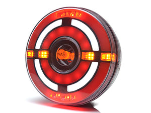 Baklys LED, 12-24V, bak-blink-brems-tåke-rygg