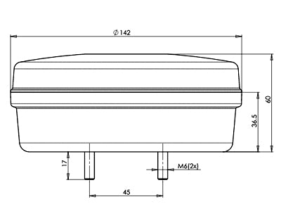 Baklys LED, 12-24V, bak-blink-brems-tåke-rygg