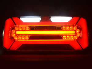 Baklys LED høyre, 12-24V, blink-brems-ryggelys-ski