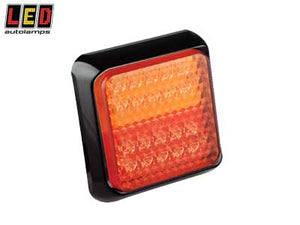 Baklys LED, 12-24V, bak-brems-blink