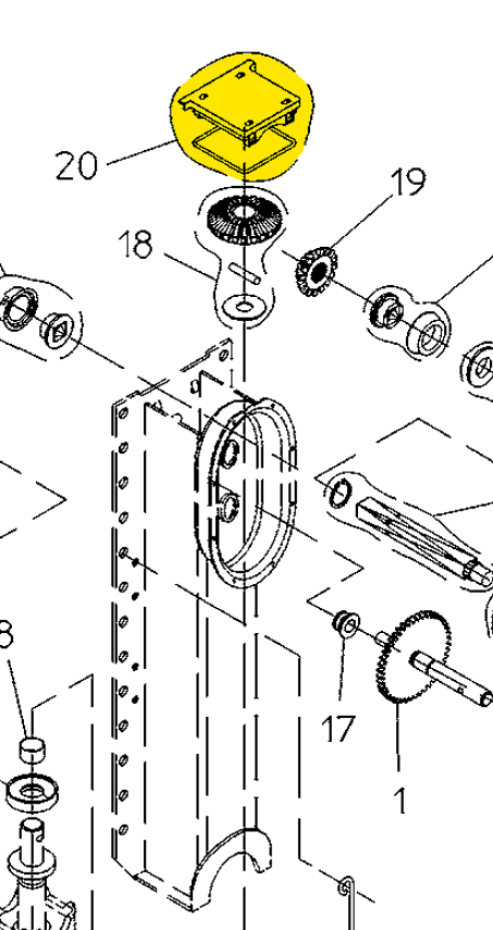 Lokk For Haacon støttebein 111X111 plast