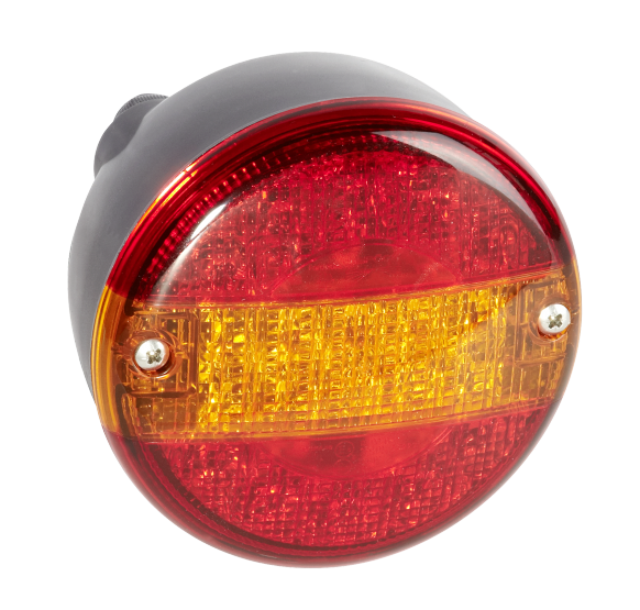 Baklykt 3 kammer LED enkl.funk