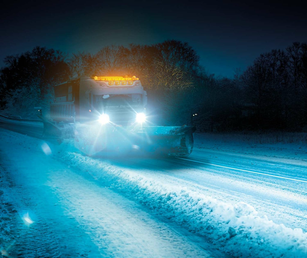 Brøytelys høyre m/ auto. varme i glasset