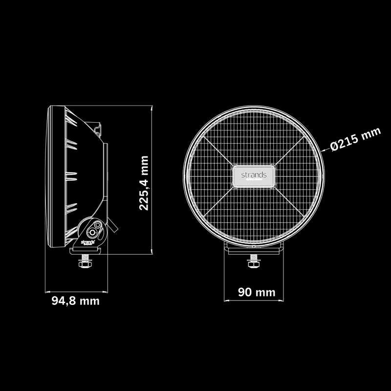 IZE LED OG DRIVING LIGHT 9"