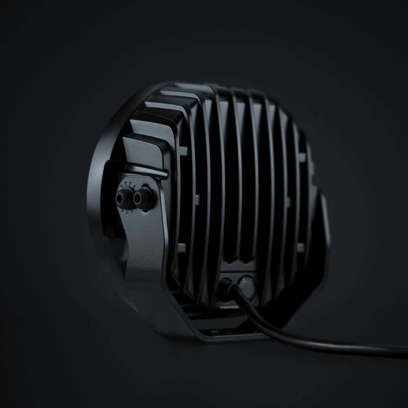 SIBERIA SKYLORD Ekstralys 7" / Hvit/Oransje / Med Xperience Mode