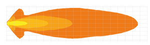 Big Energy Ekstralys 9" (E) 10-32V Hvit/Or. DT-4