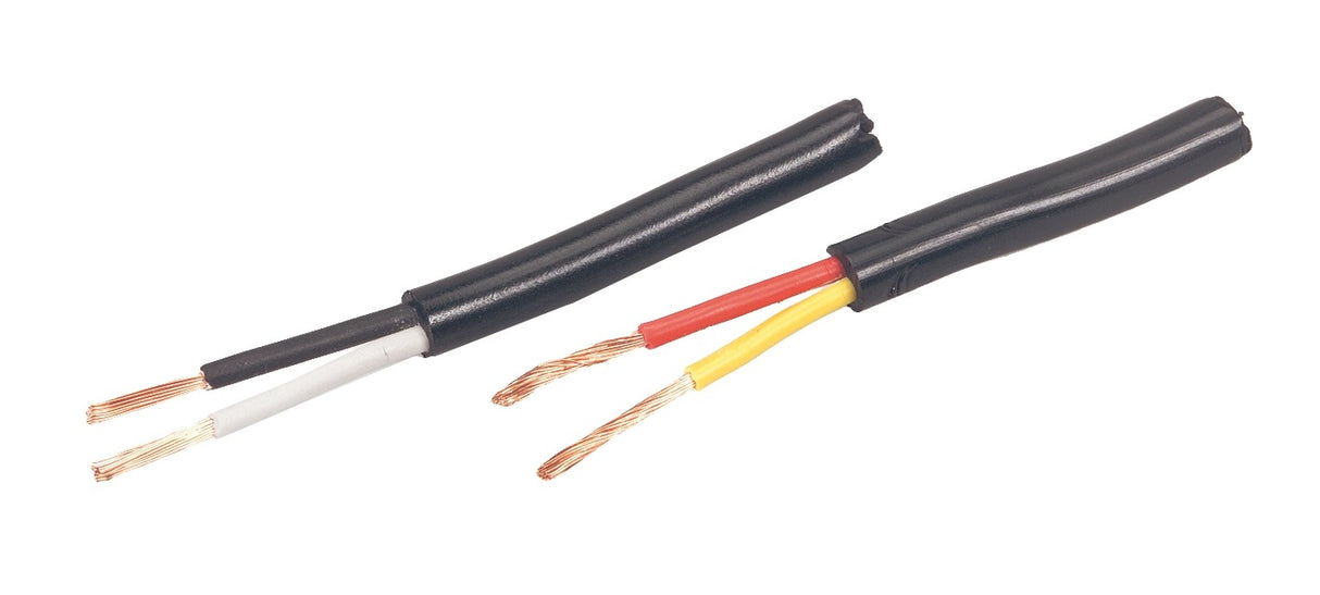 Kabel  2X1 5Q  Rød/Gul, Rund