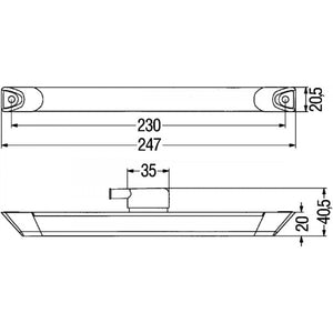 LED Bak/posisjonslykt 24V