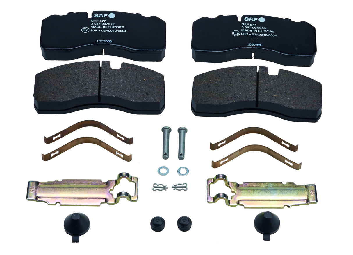 Bremsekloss-sett, 19,5", SB6 / SN6