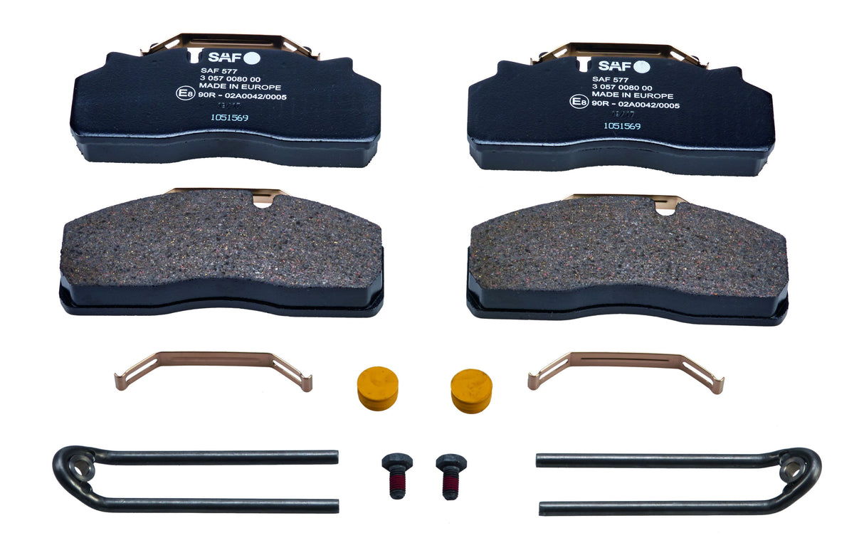 Bremsekloss-sett, 19,5", PAN 19-1