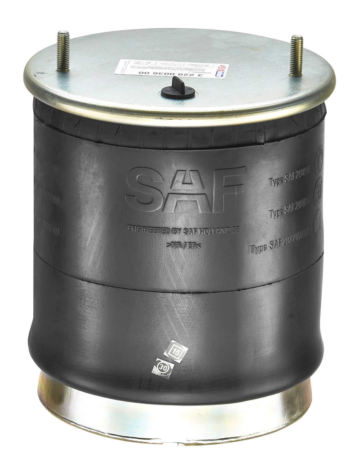 Luftbelg SAF 2922 V - Stålbunn