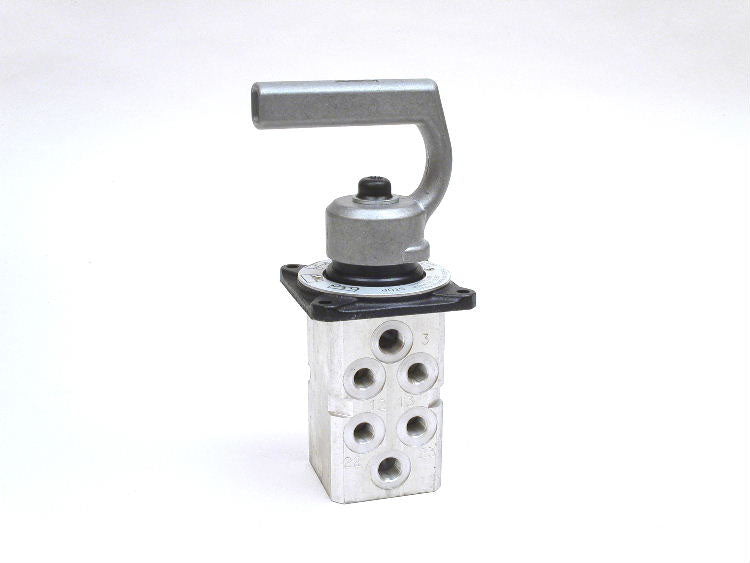 Hev/Senk-ventil, Aluminium Haldex, 6 port